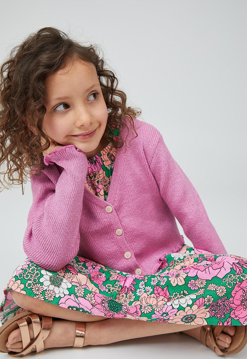 Cotton On - Mina cardigan - bubblegum pop sparkle