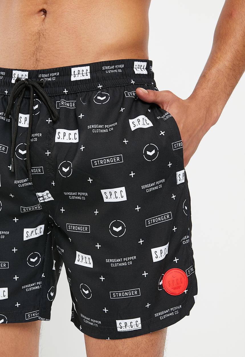 S.P.C.C - Nevitt swim short - black