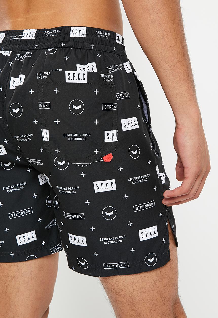 S.P.C.C - Nevitt swim short - black