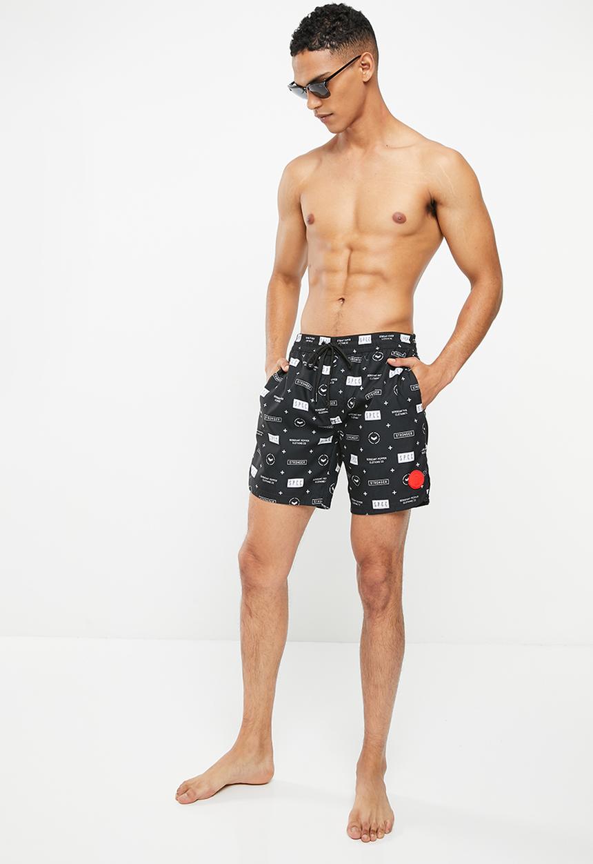 S.P.C.C - Nevitt swim short - black