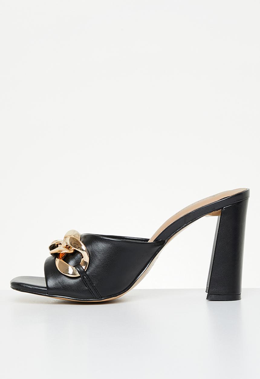 Call It Spring - Floraa mule heel - black