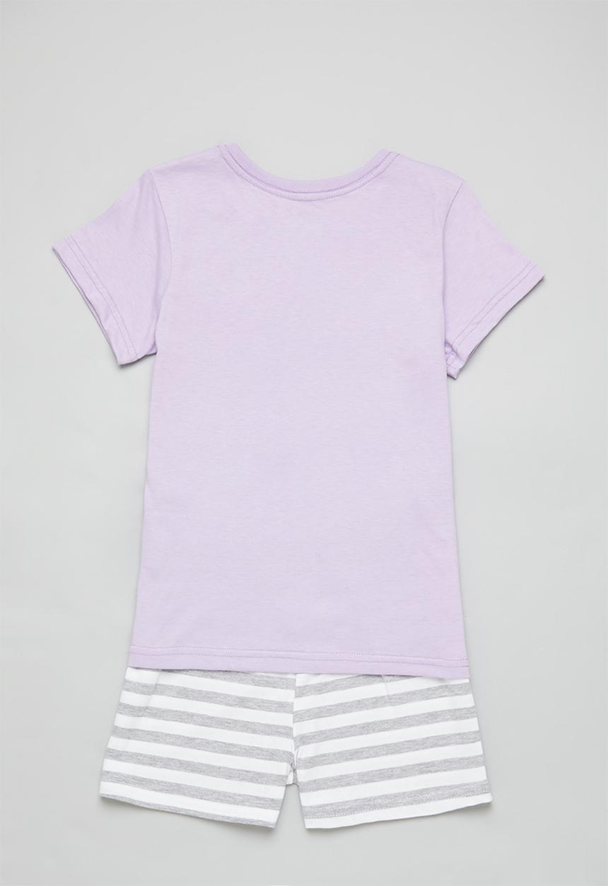 Superbalist - Printed pj set - lilac/grey