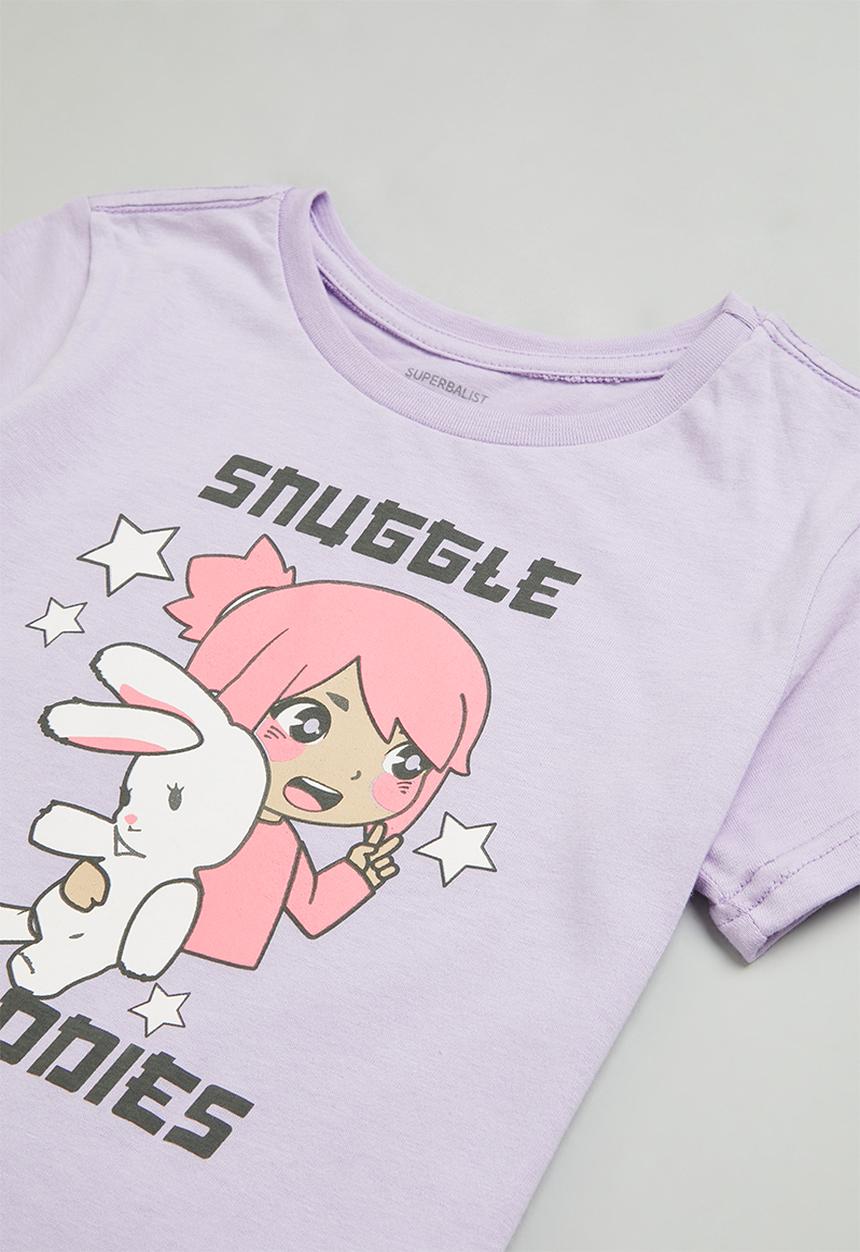 Superbalist - Printed pj set - lilac/grey