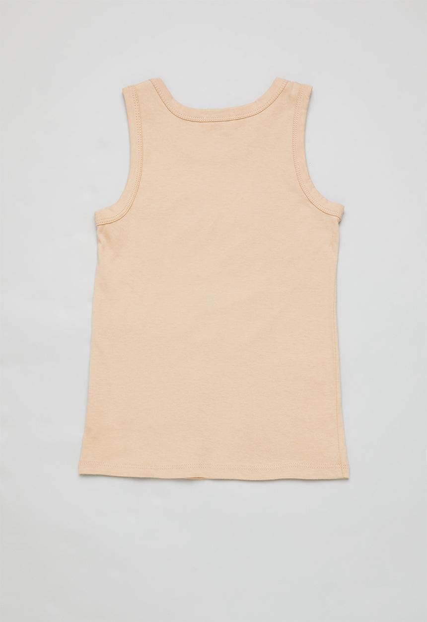 Superbalist - 2 pack printed vest - stone/white
