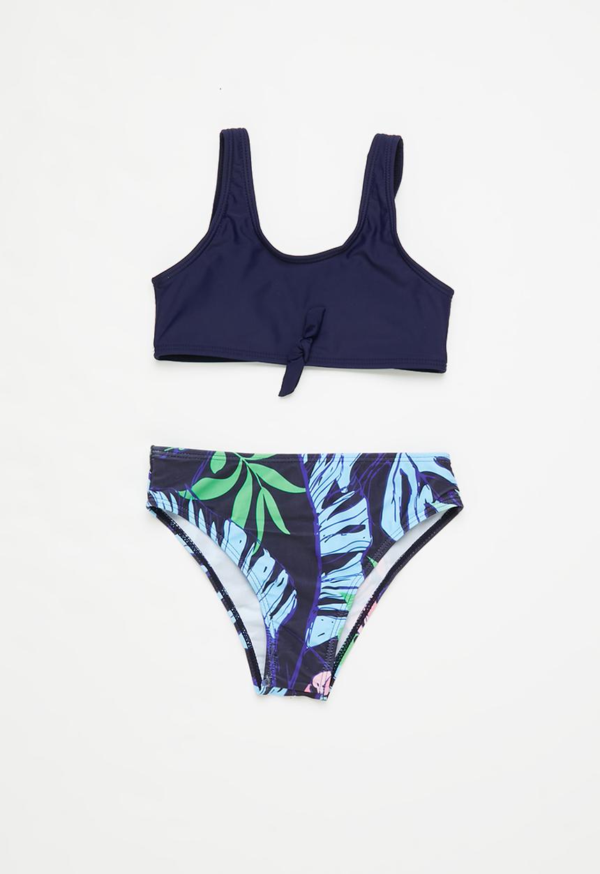 Rebel Republic - Girls 2 piece bikini - navy