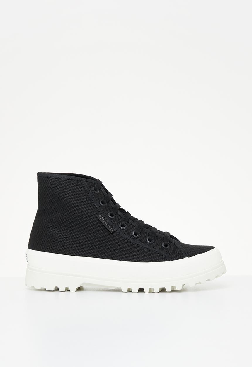 SUPERGA - S00gxg0 - adk total black white mastice