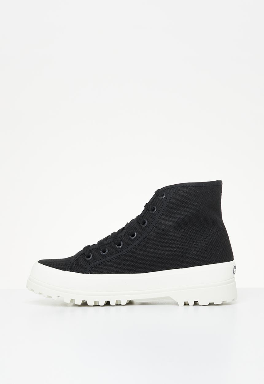 SUPERGA - S00gxg0 - adk total black white mastice