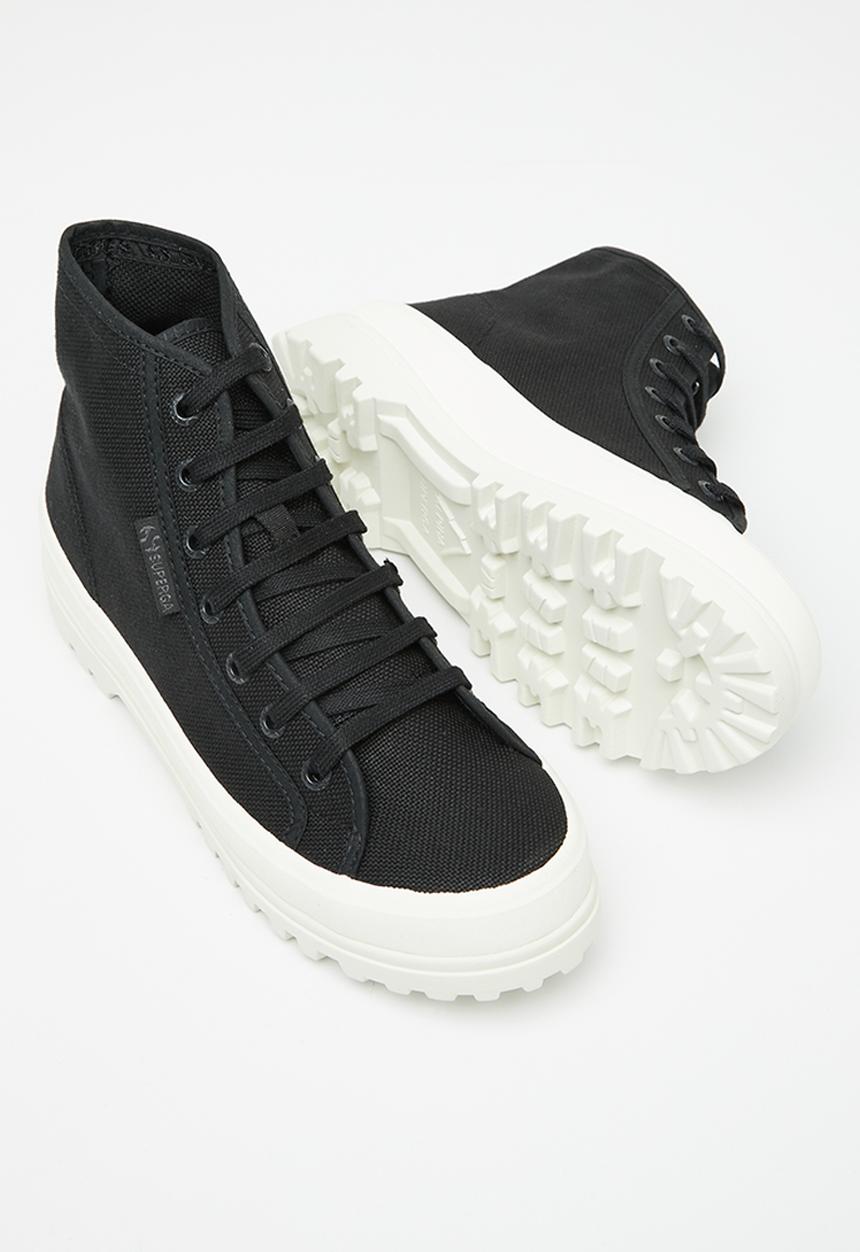SUPERGA - S00gxg0 - adk total black white mastice