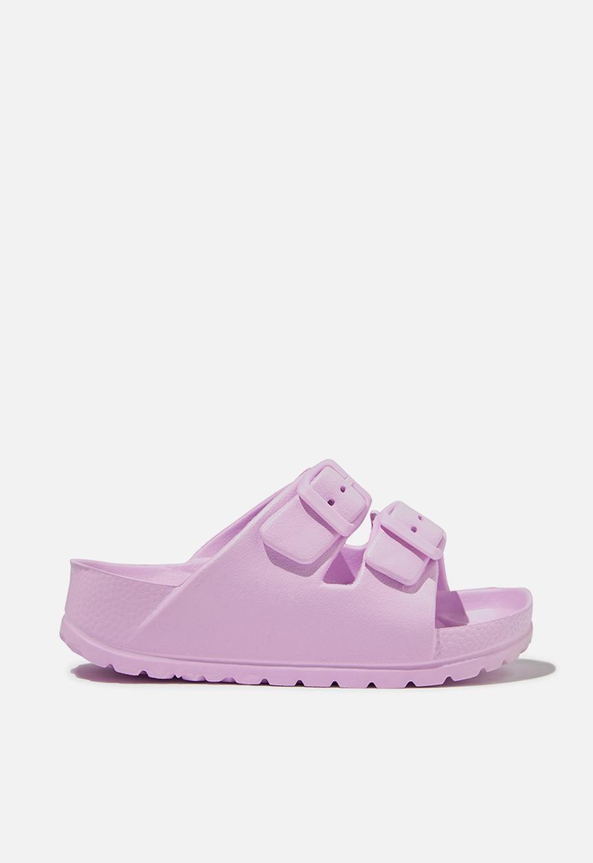 Cotton On - Twin strap slide - pale violet 