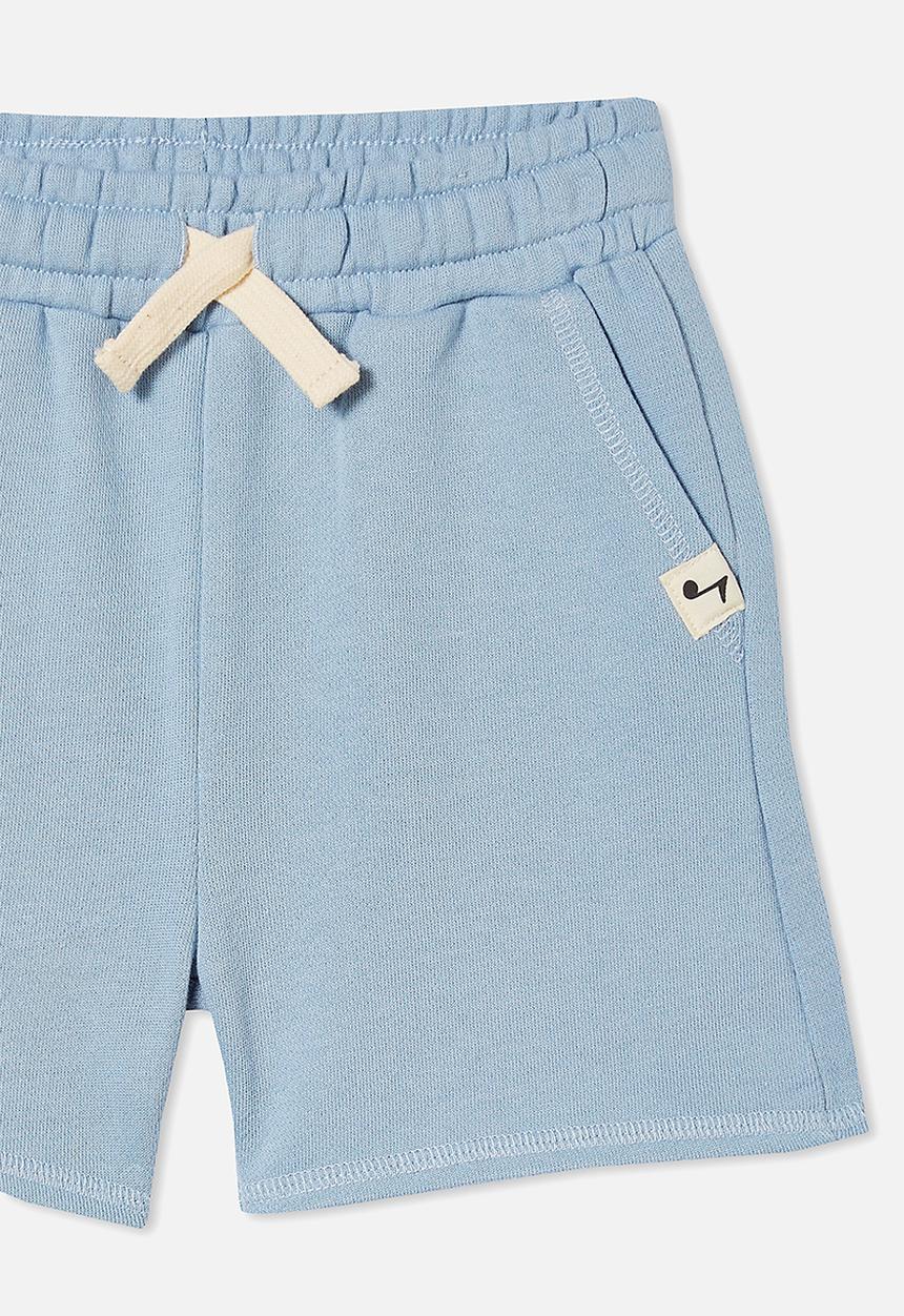 Cotton On - Unisex organic fleece short - dusty blue