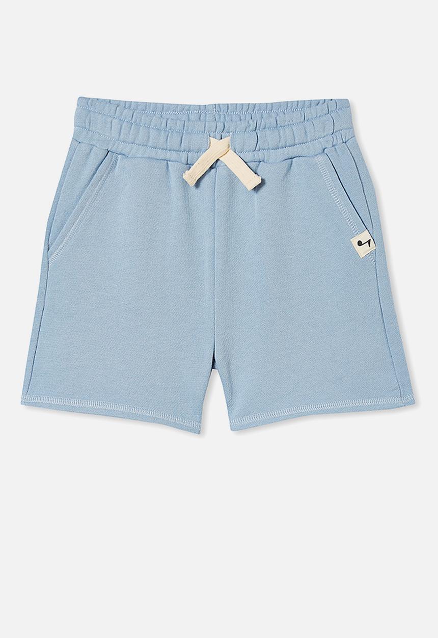 Cotton On - Unisex organic fleece short - dusty blue