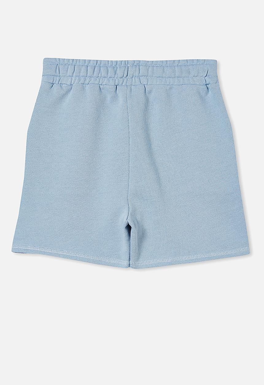 Cotton On - Unisex organic fleece short - dusty blue