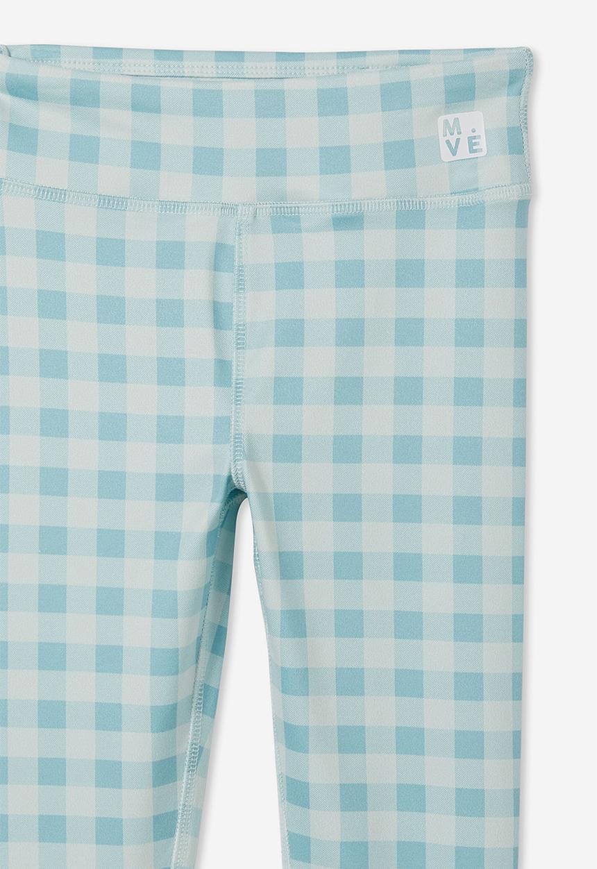 Cotton On - The 7/8 tight - rusty aqua/gingham