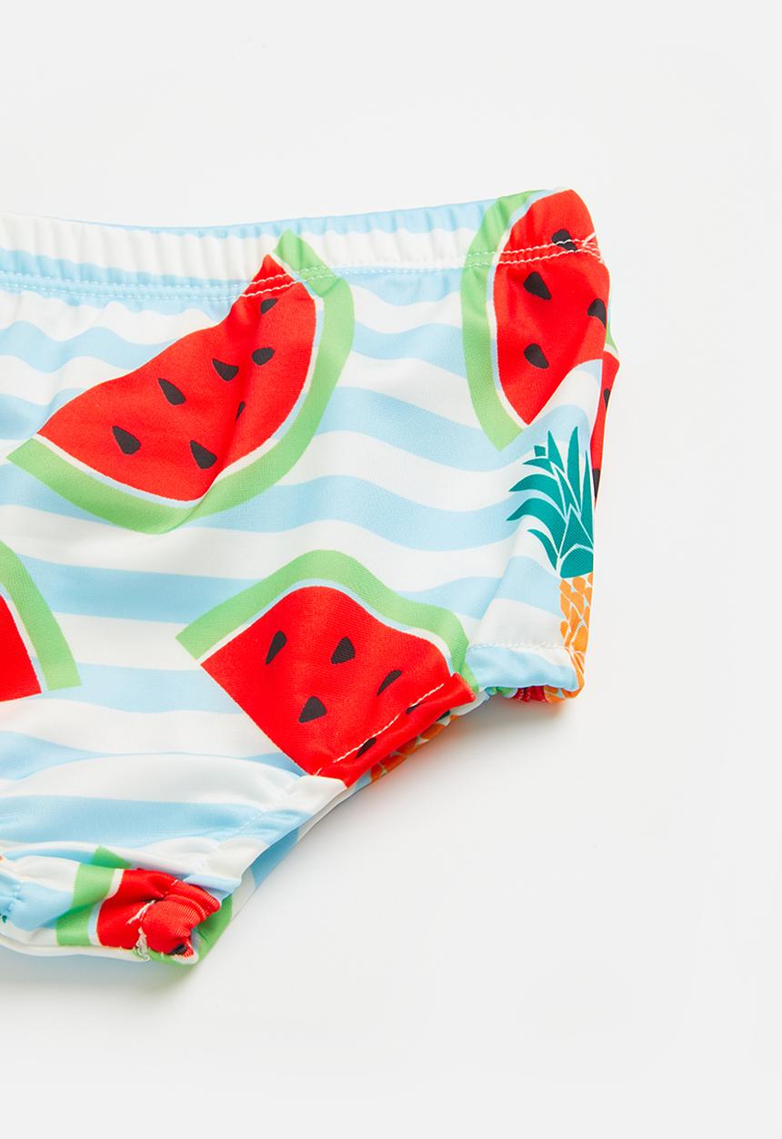 Pop Candy - Stripe bikini set - blue/white