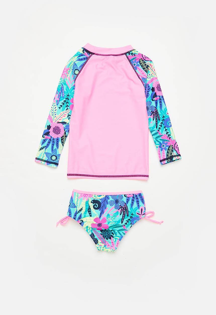 Pop Candy - Girls printed swimsuit - pink