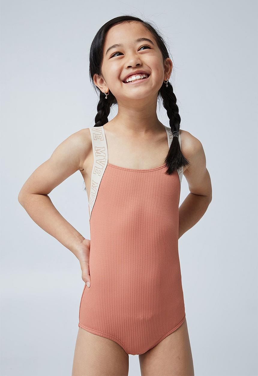 Cotton On - The wide strap leotard - dust storm