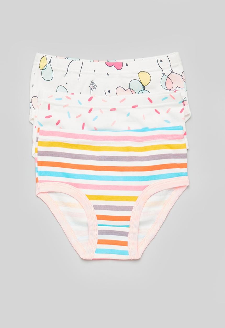 Pop Candy - Girls 3 pack printed underwear - multi