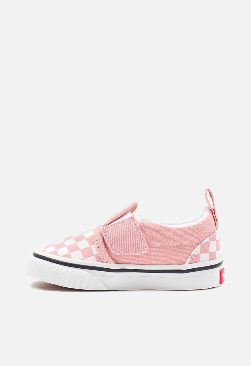 Vans - Td slip-on v - (checkerboard) powder pink/true white