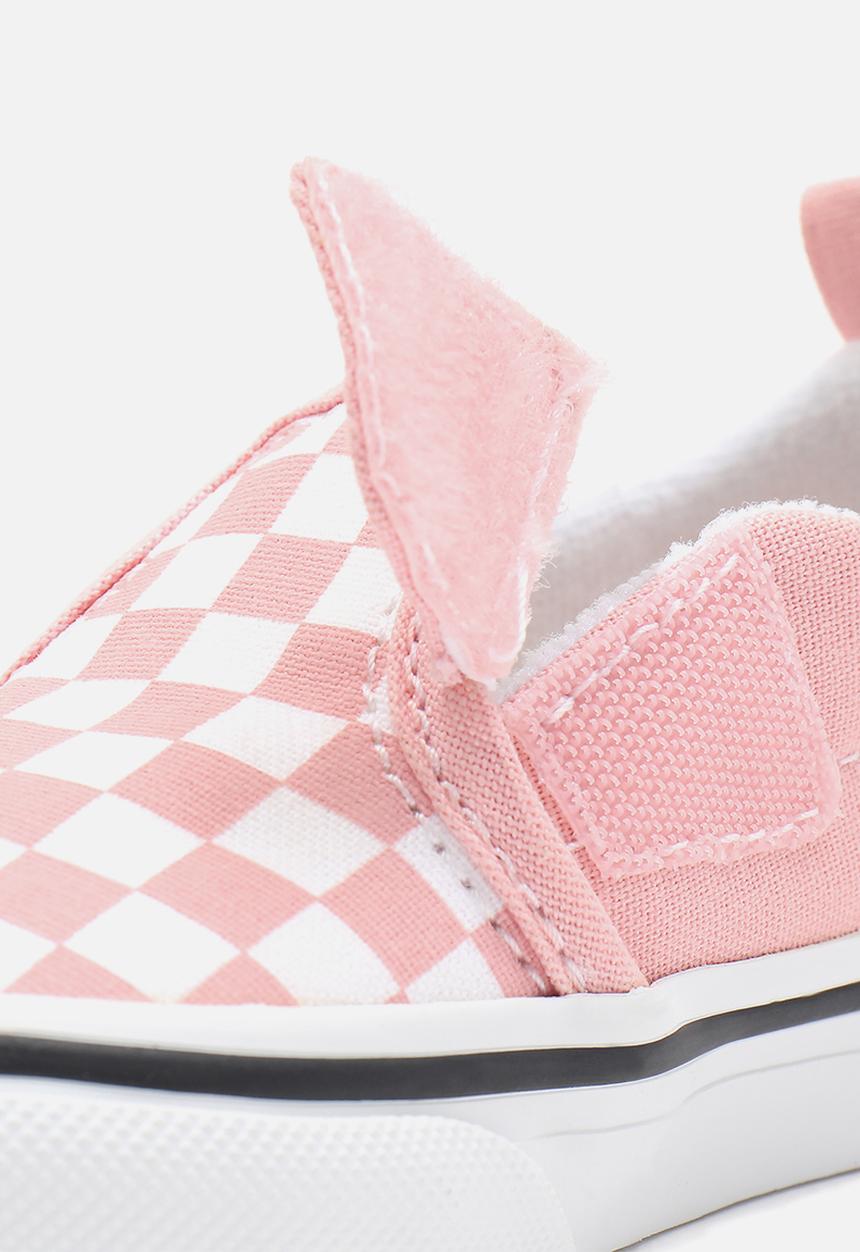 Vans - Td slip-on v - (checkerboard) powder pink/true white