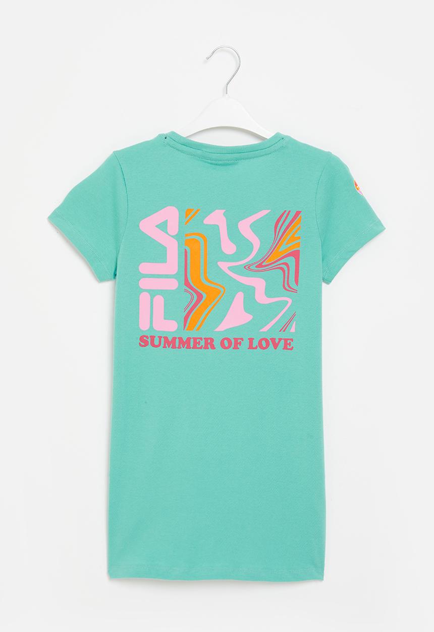 FILA - Carrie oversized T-shirt dress - porcelain