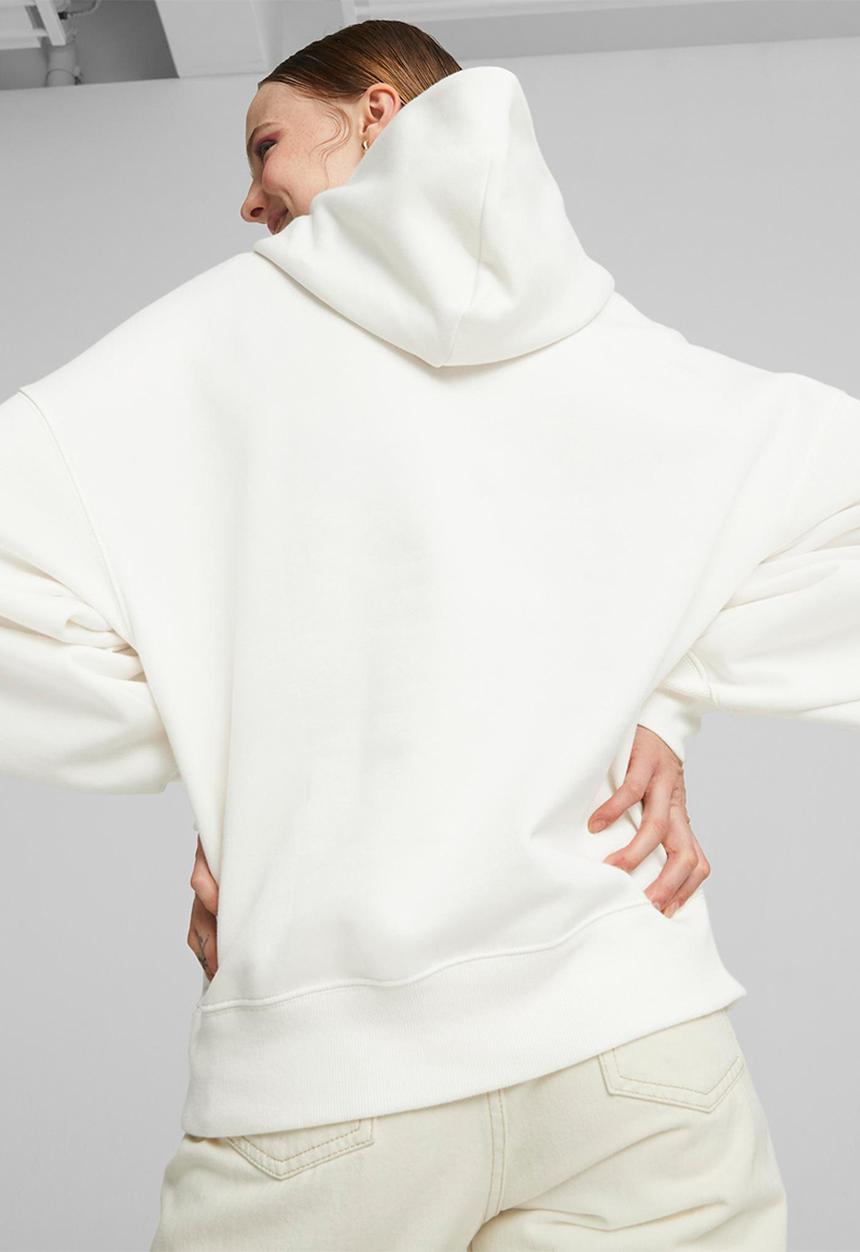 PUMA - Classics oversized hoodie - white 