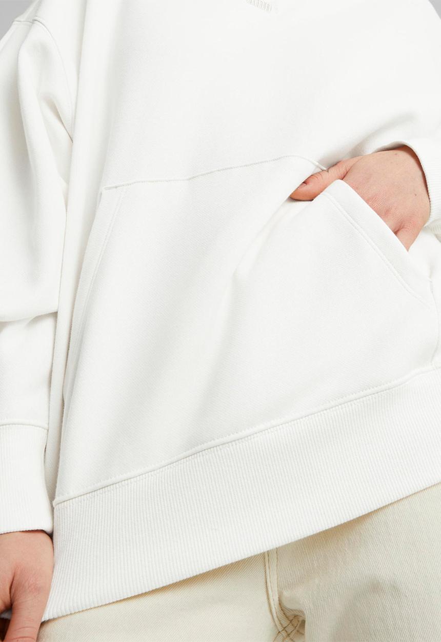 PUMA - Classics oversized hoodie - white 