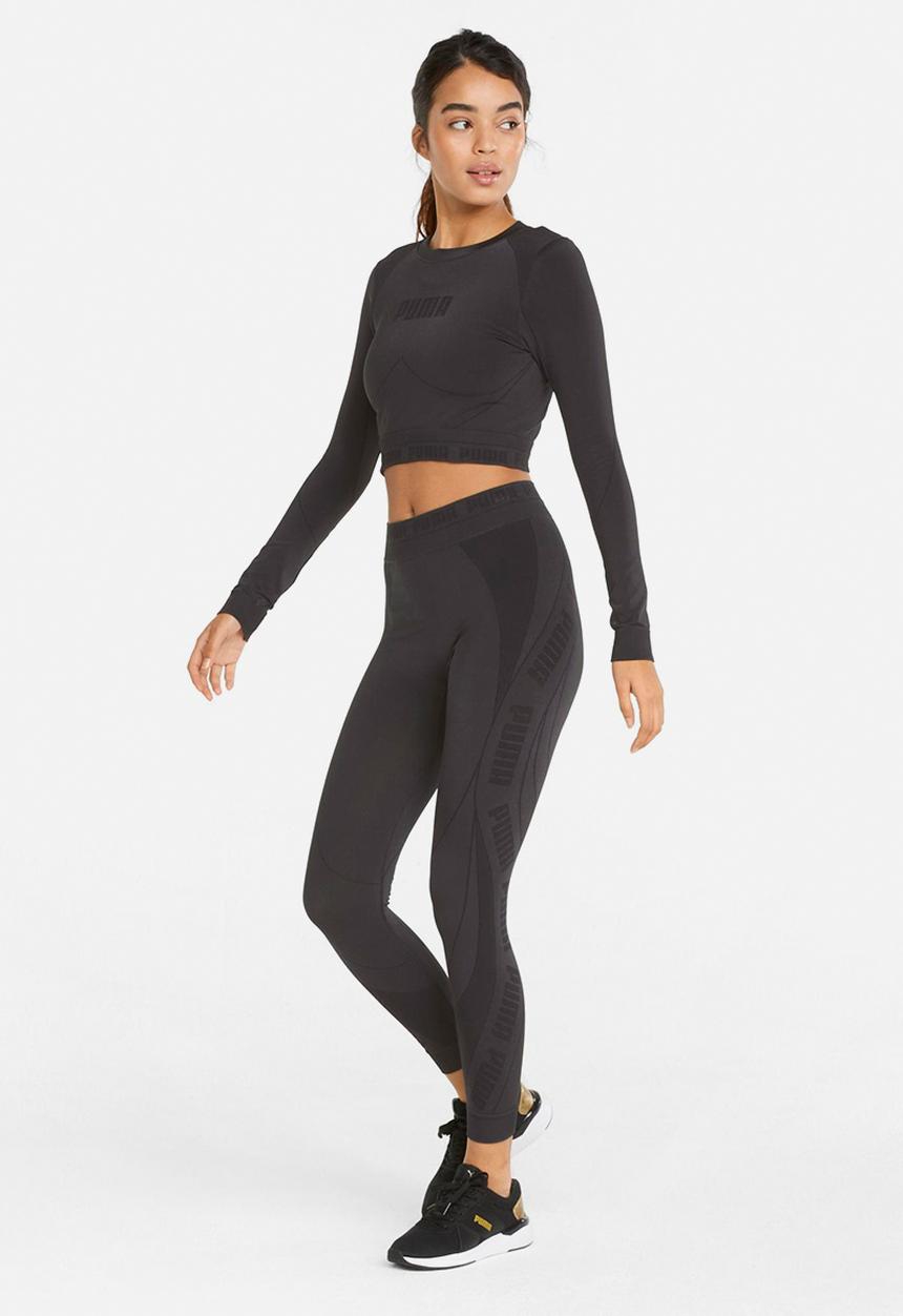 PUMA - Evoknit long sleeve tee - black