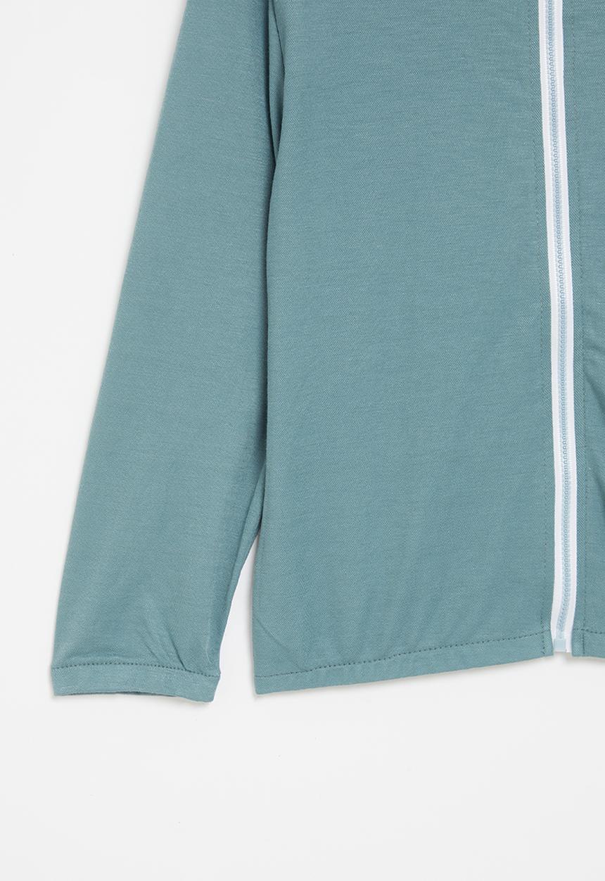 Rebel Republic - Zip through tracktop - blue