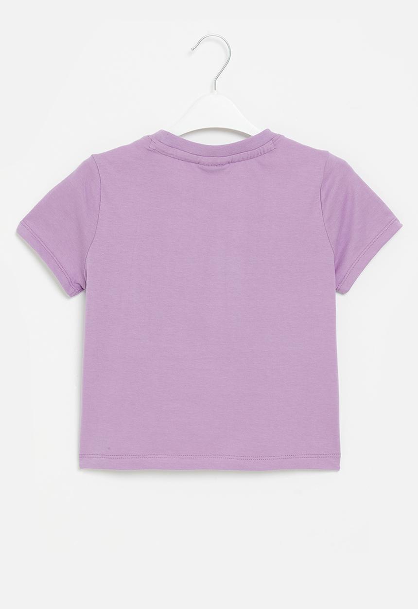FILA - Goldie crop box top - chalk violet