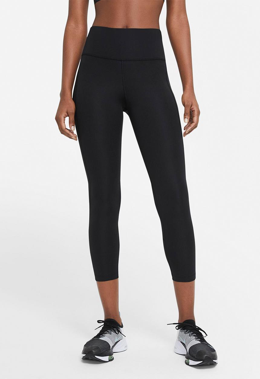 Nike - Nike Fast Women's Mid-Rise Crop Running Leggings - black