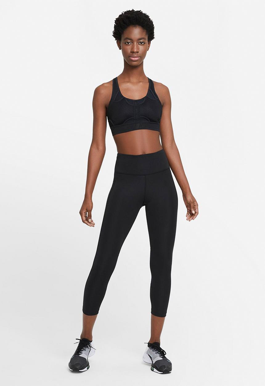 Nike - Nike Fast Women's Mid-Rise Crop Running Leggings - black