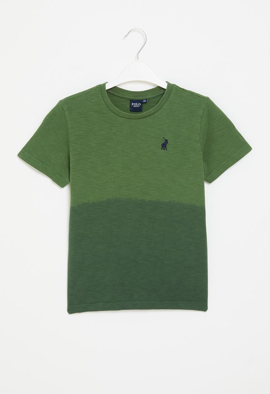 POLO - Boys ombre tee - green
