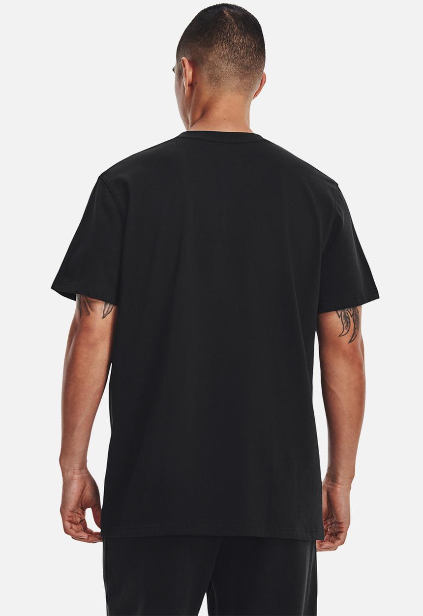 Under Armour - Ua logo emb heavyweight short sleeve - black
