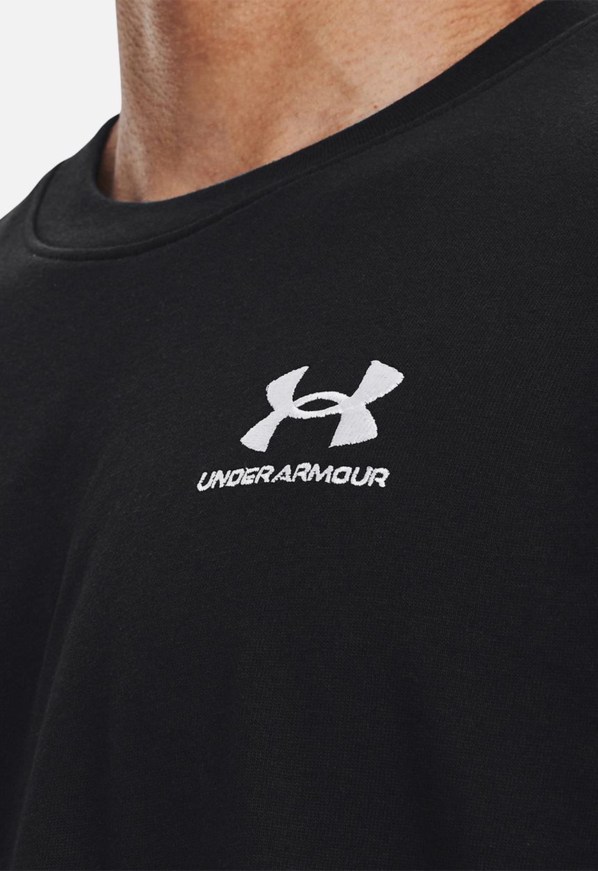 Under Armour - Ua logo emb heavyweight short sleeve - black