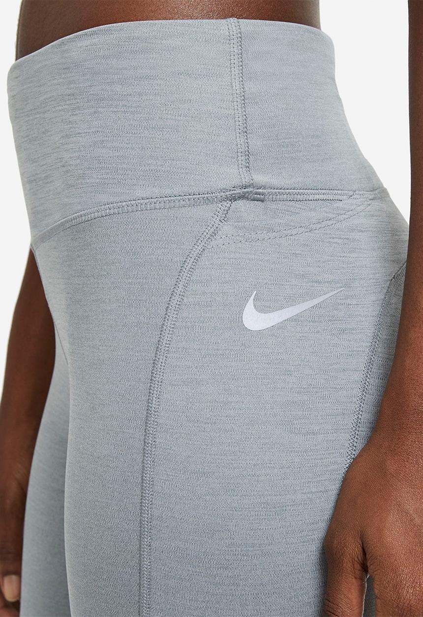 Nike - W nk df fast tght - smoke grey/htr/reflective silver