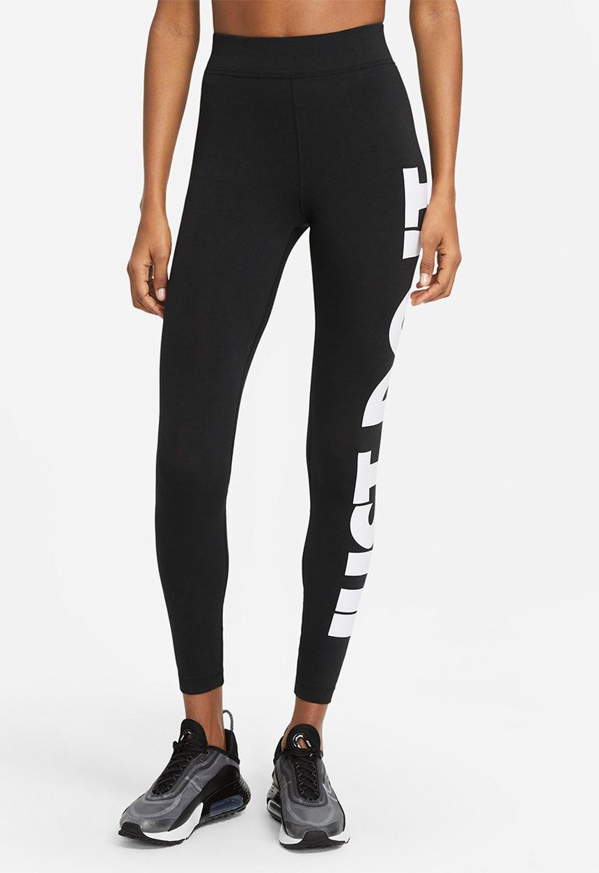 Nike - Nsw essntl gx hr leggng jdi - black & white