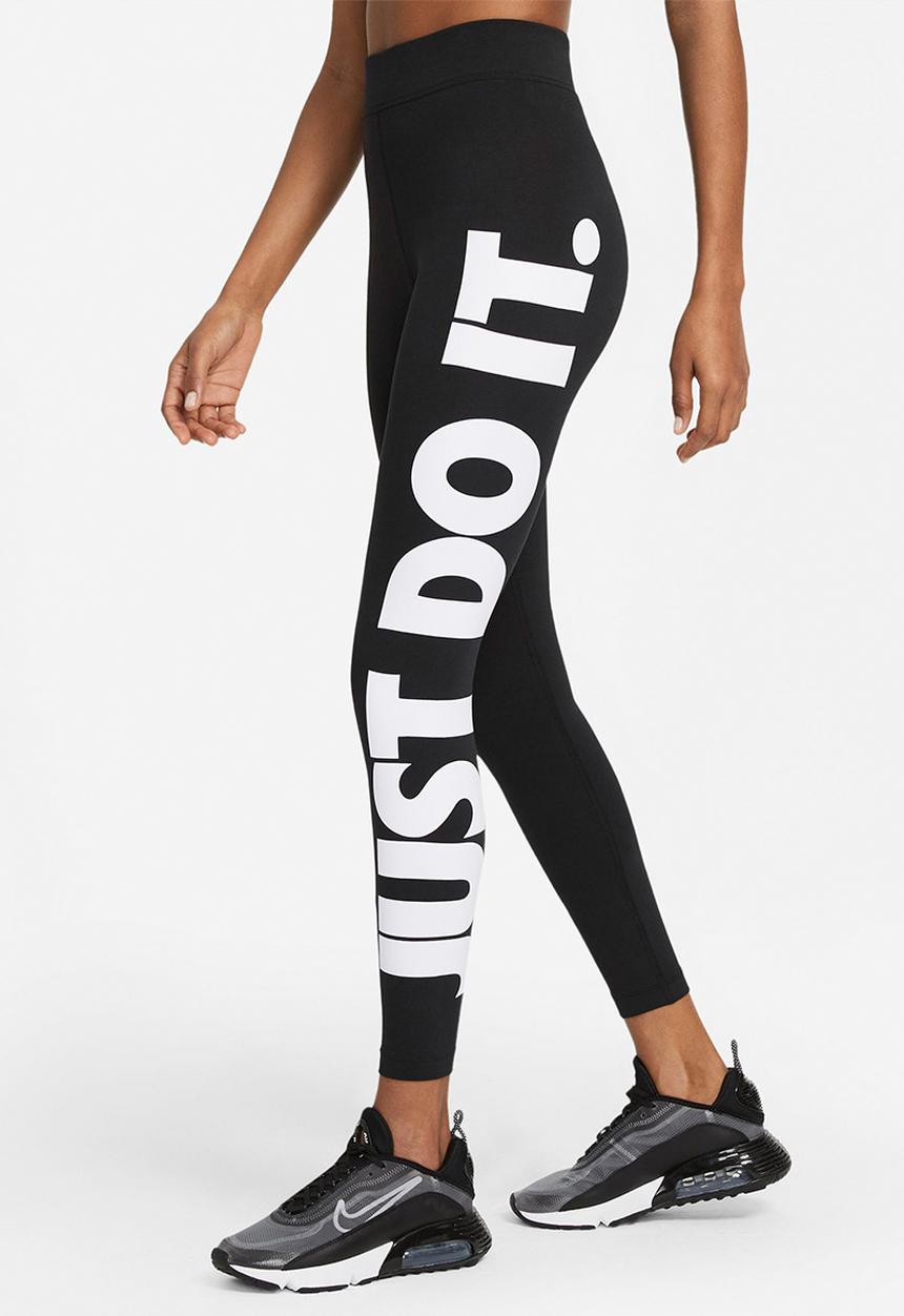 Nike - Nsw essntl gx hr leggng jdi - black & white