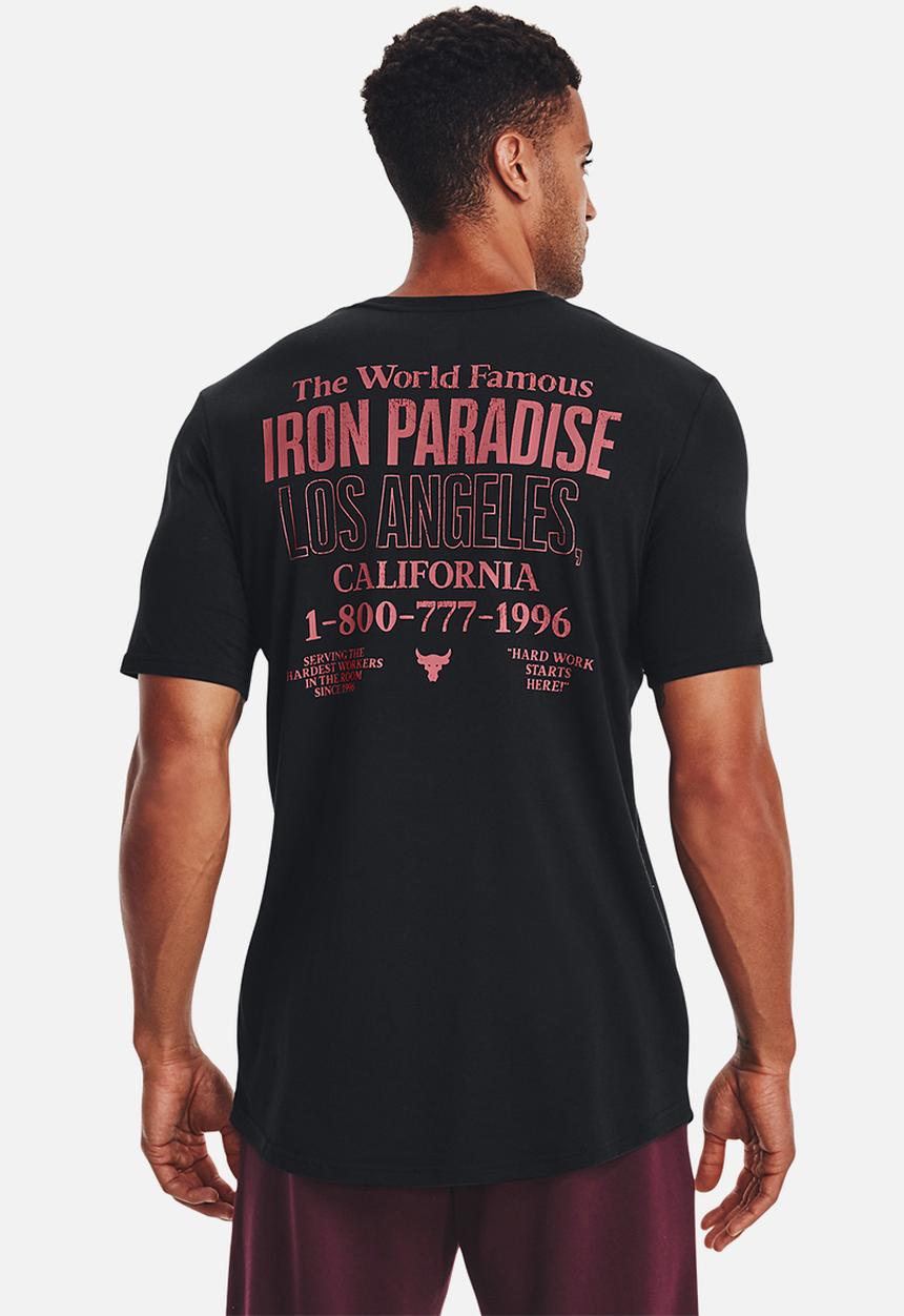 Under Armour - UA Project Rock 1800 short sleeve - black