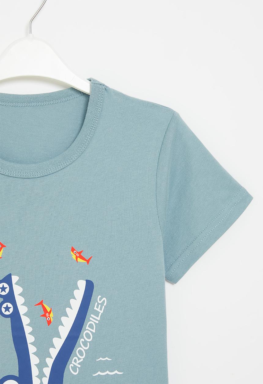 Pop Candy - Crocodile tee - blue