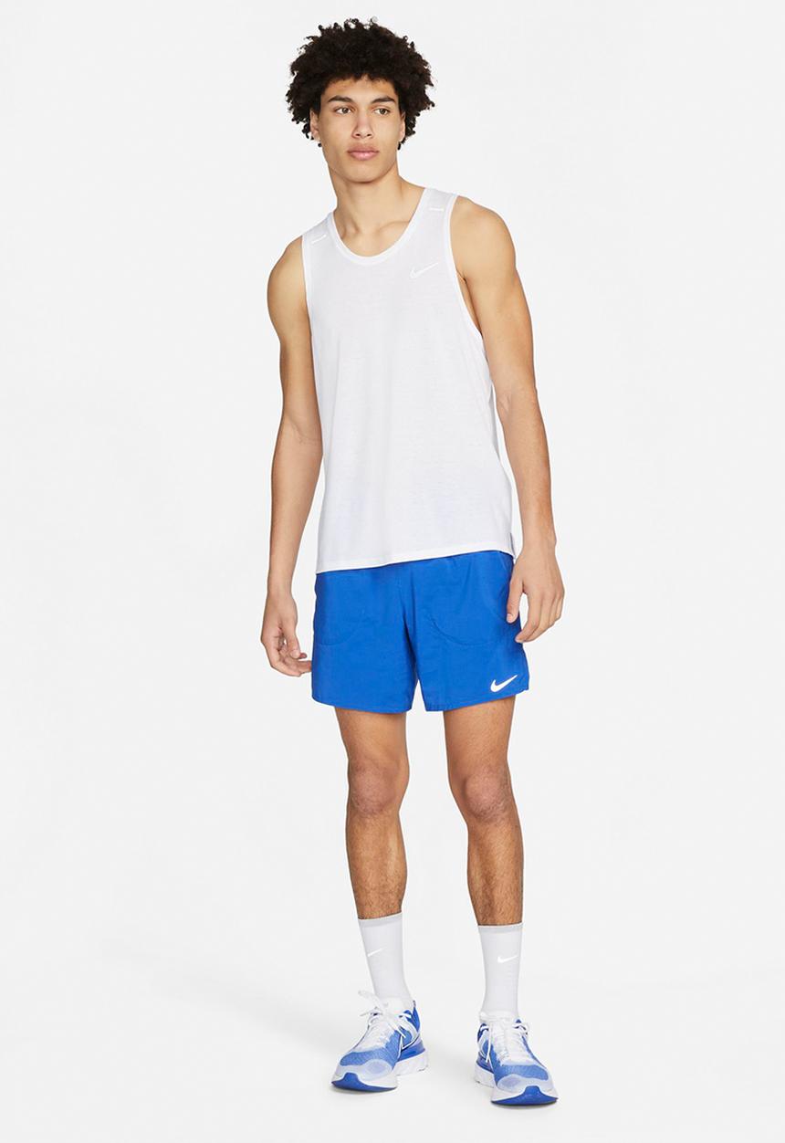 Nike - M nk df miler tank - white/reflective silver