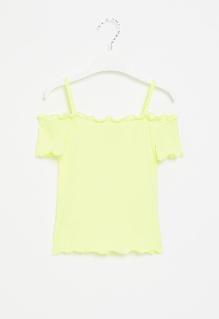 Superbalist - Off the shoulder tee - sunny lime