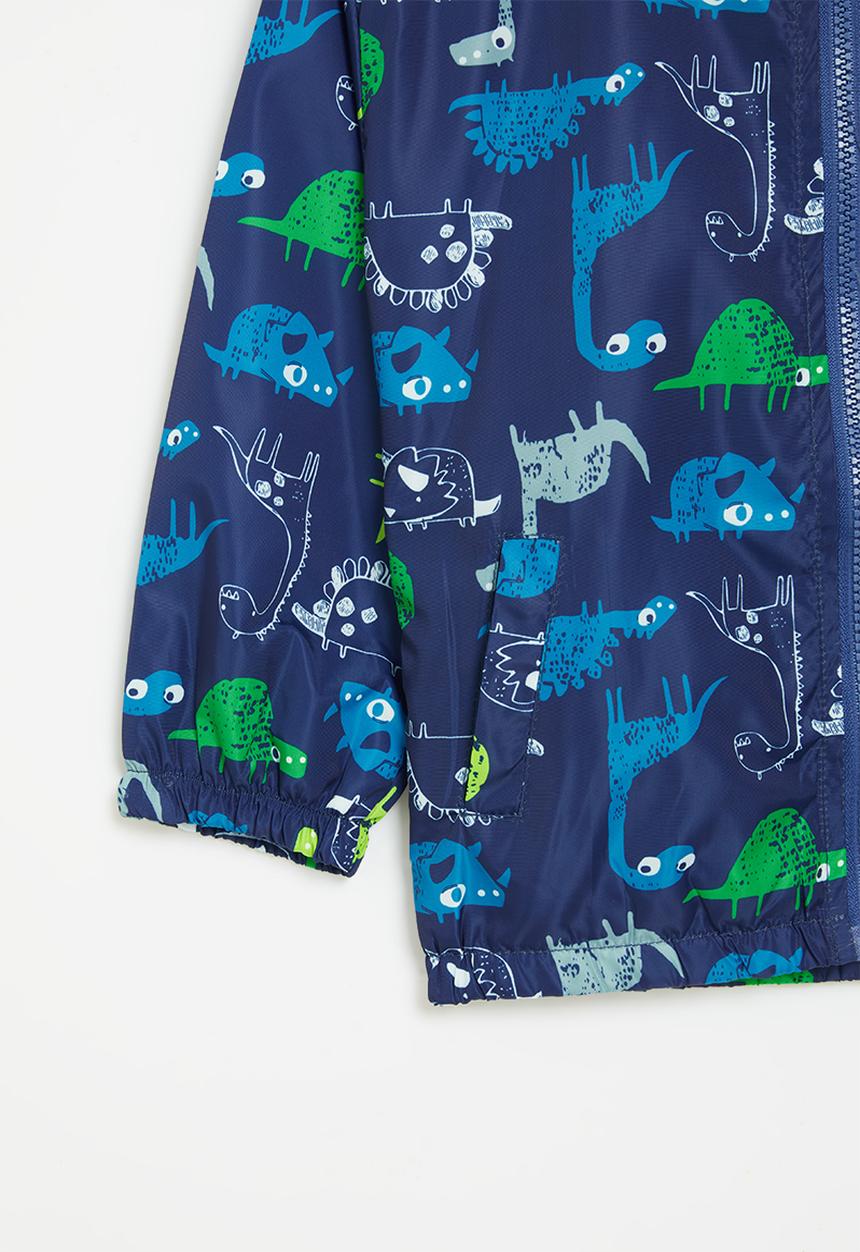Pop Candy - Dino hooded jacket - navy