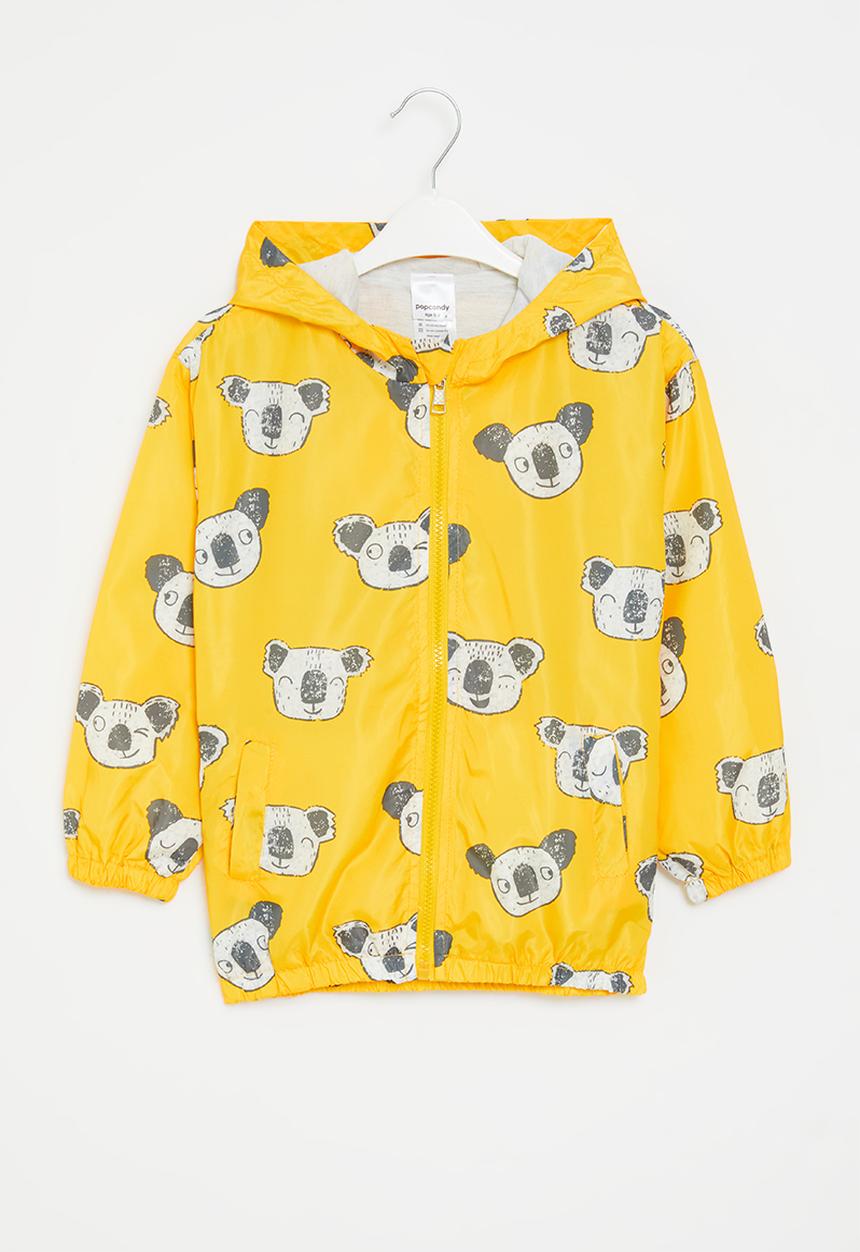 Pop Candy - Printed hooded jacket - yellow