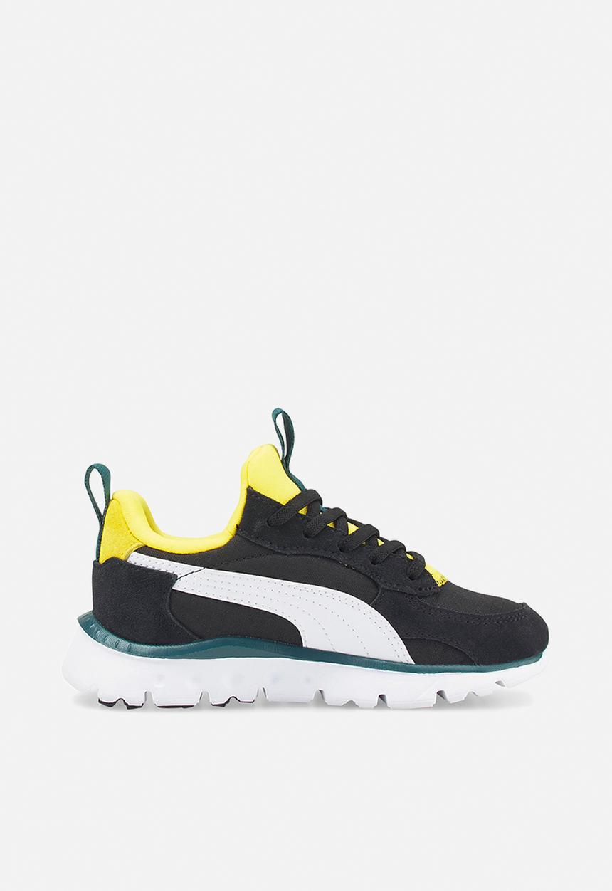 PUMA - Wr flex slip on smileyworld ps - puma black/puma white/vibrant yellow