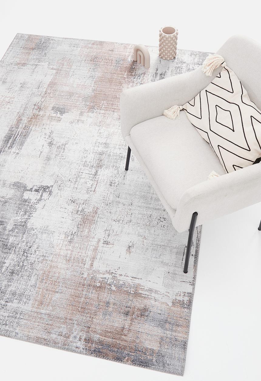 Sixth Floor - Gienah rug - modern abstract muddy yellow