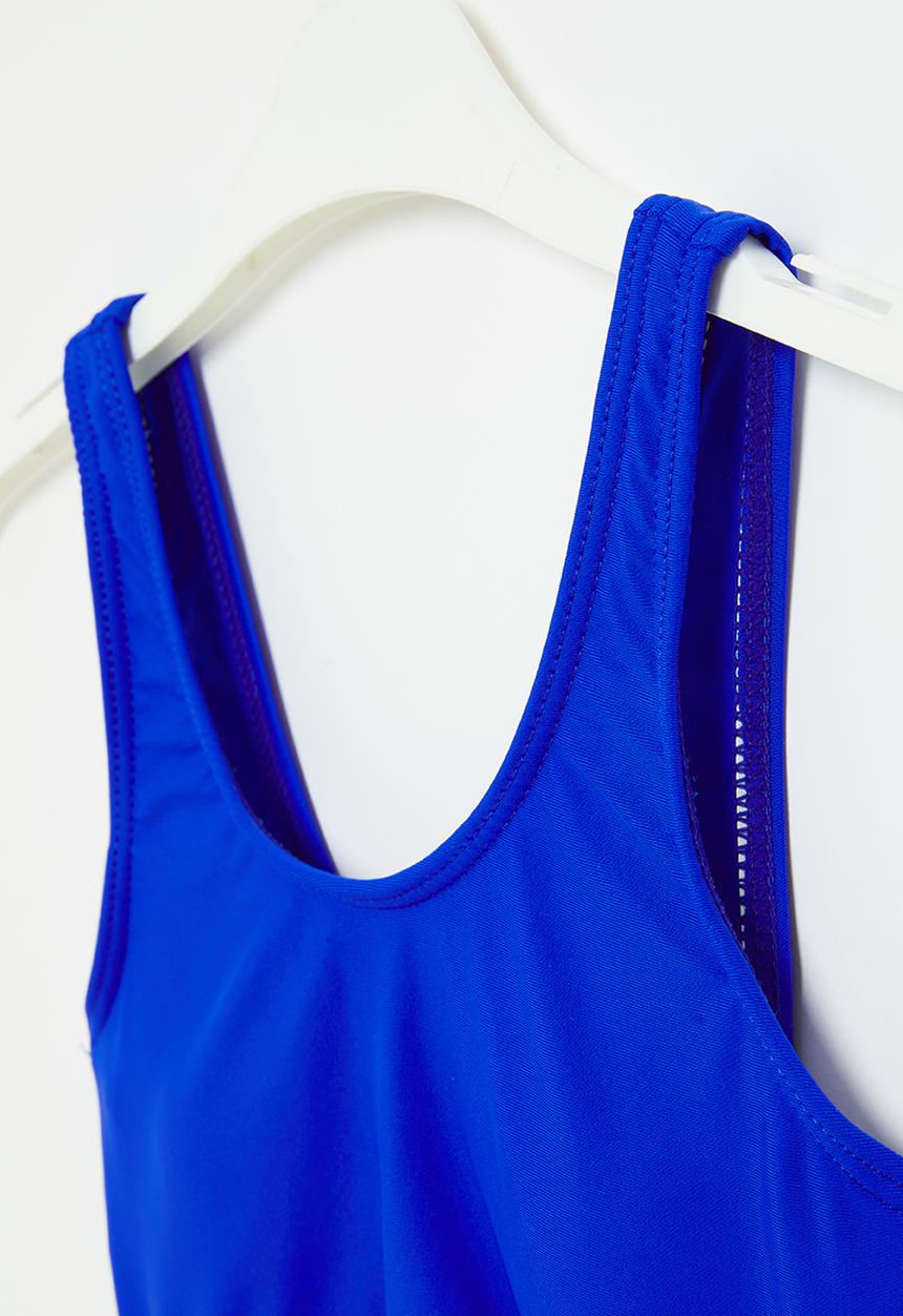 Rebel Republic - Girls one piece bikini - royal blue