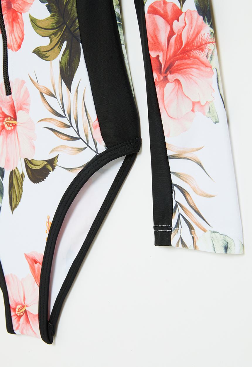 Rebel Republic - Girls floral swimsuit - multi