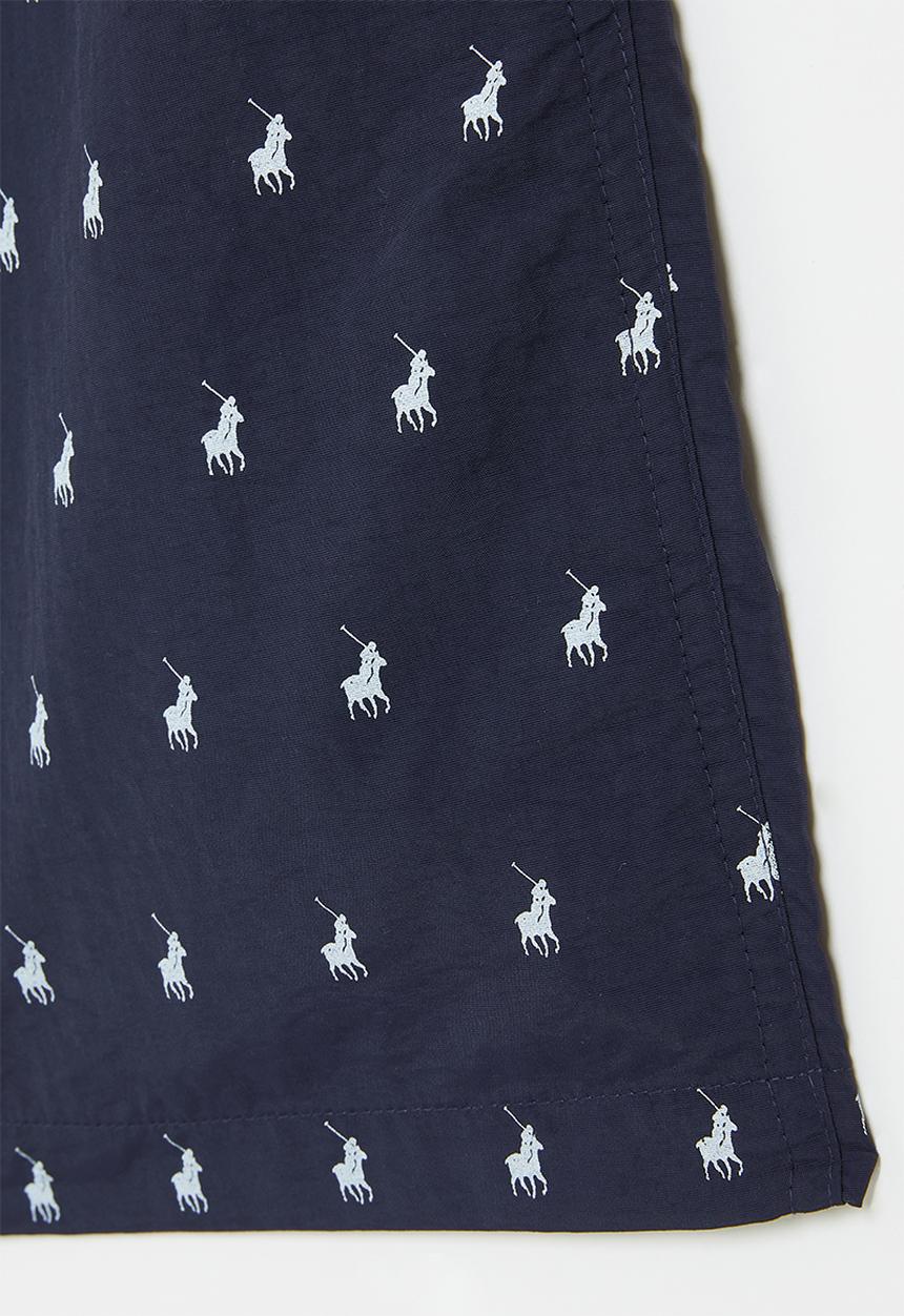 POLO - Boys monogram short - navy