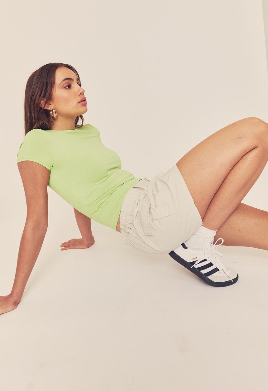Cotton On - Shay short sleeve top - grass green