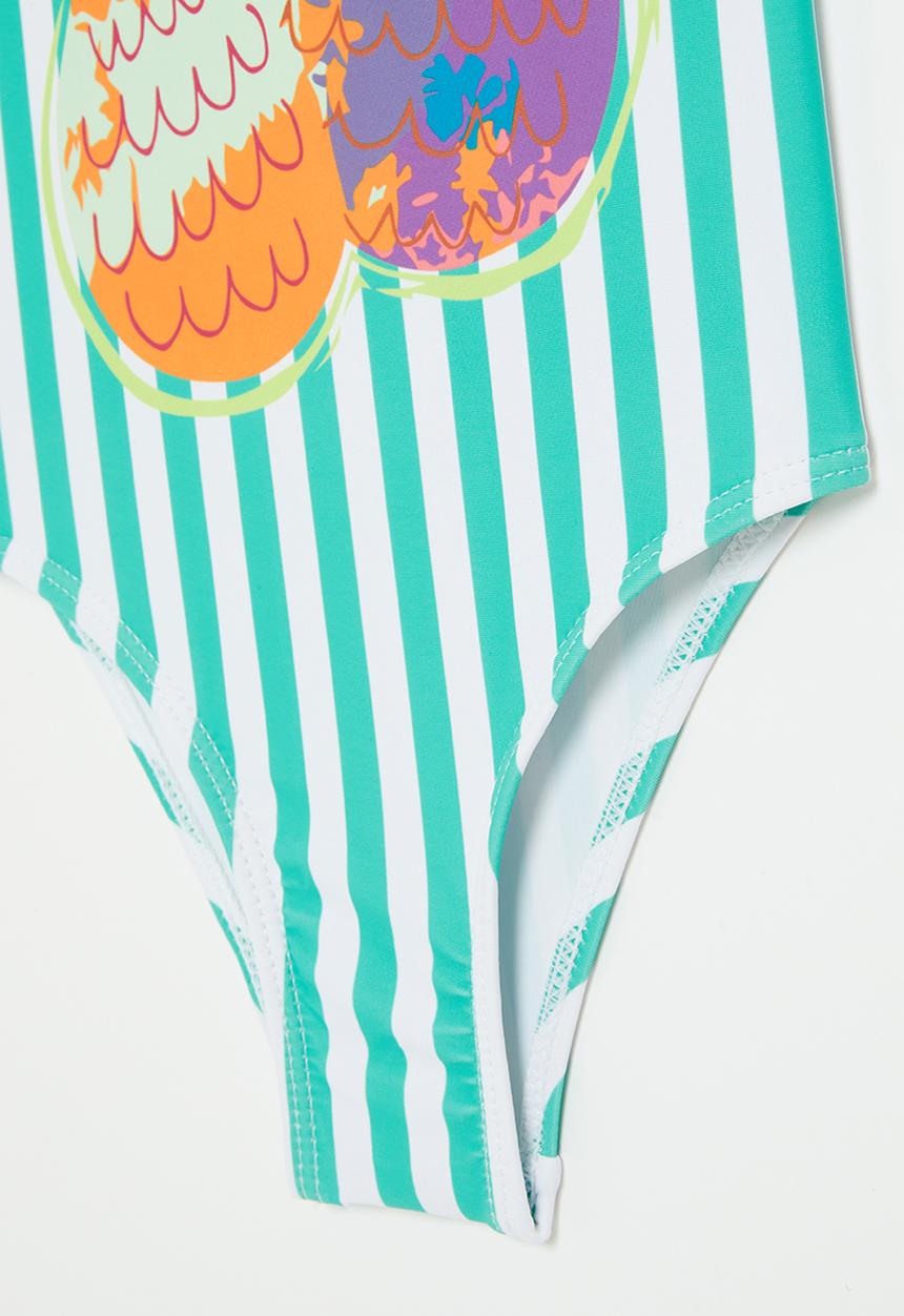 Pop Candy - Pineapple bikini - green & white